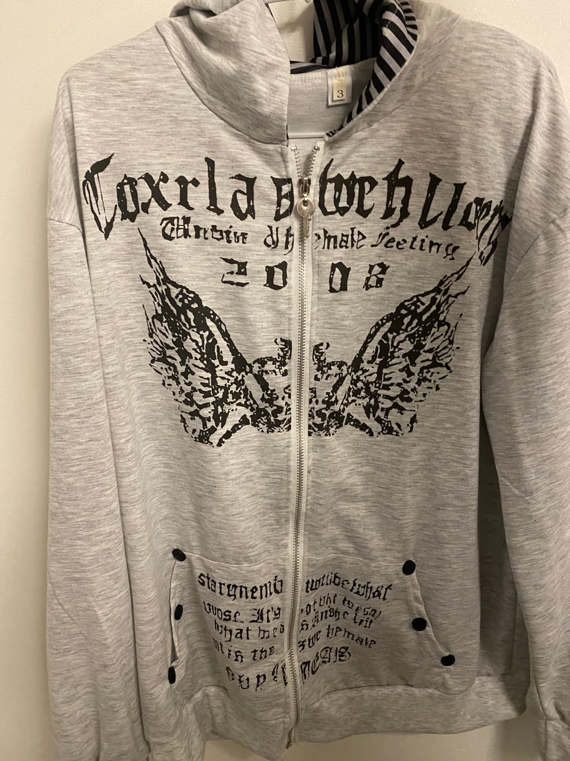 펑크 와투케 후드집업 상품이미지2