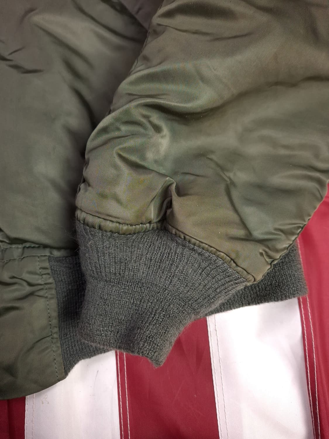 오리지날 80's 미공군 알파사 N-2B 항공자켓 상품이미지6