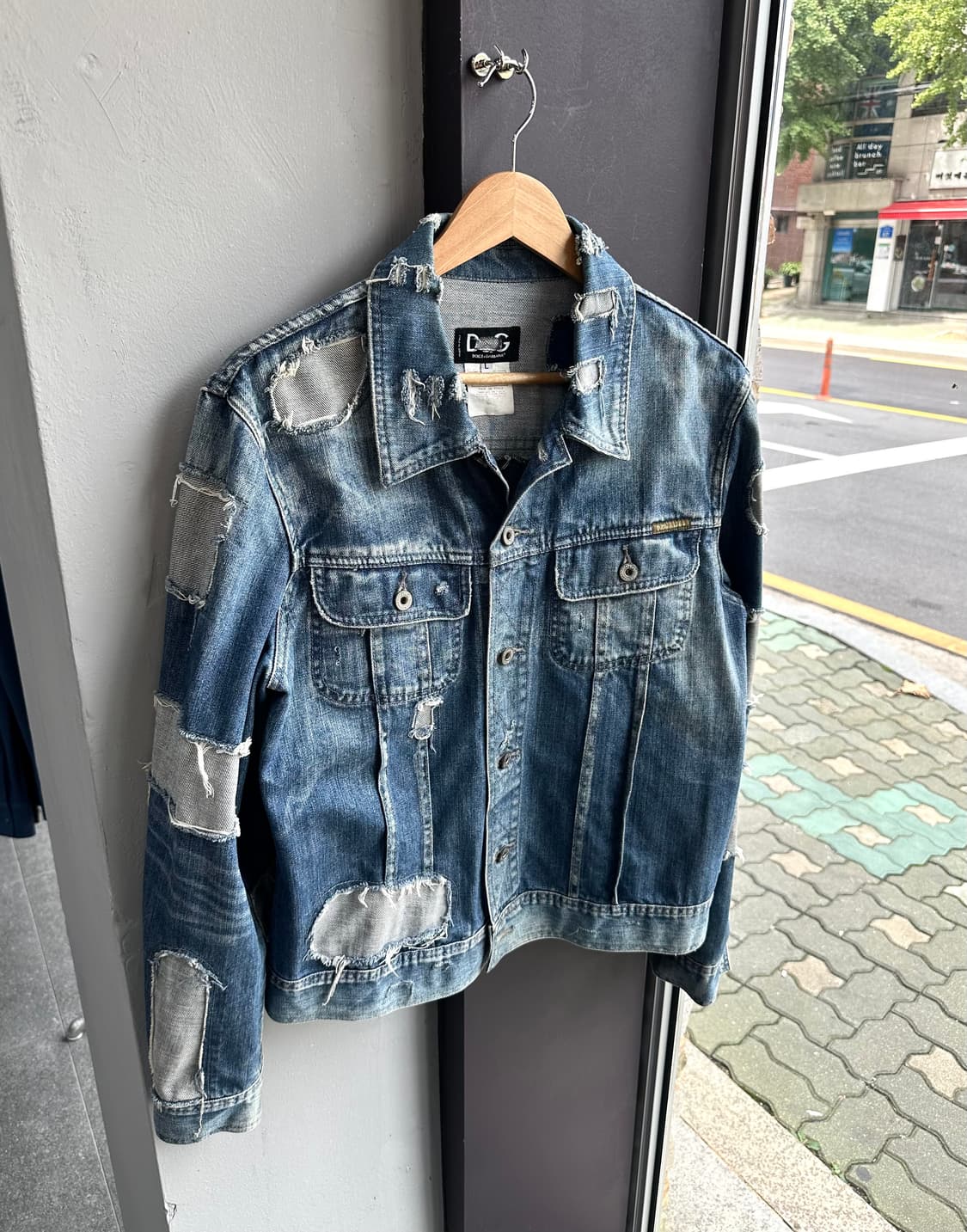 L/ 돌체앤가바나 04AW 데미지 데님 자켓 상품이미지2