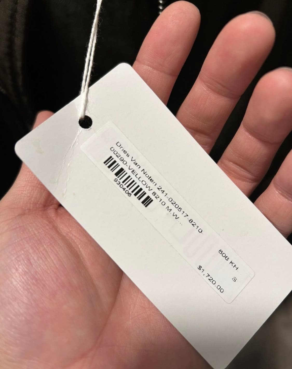 드리스반노튼 백지퍼 봄버 카키 S 상품이미지4