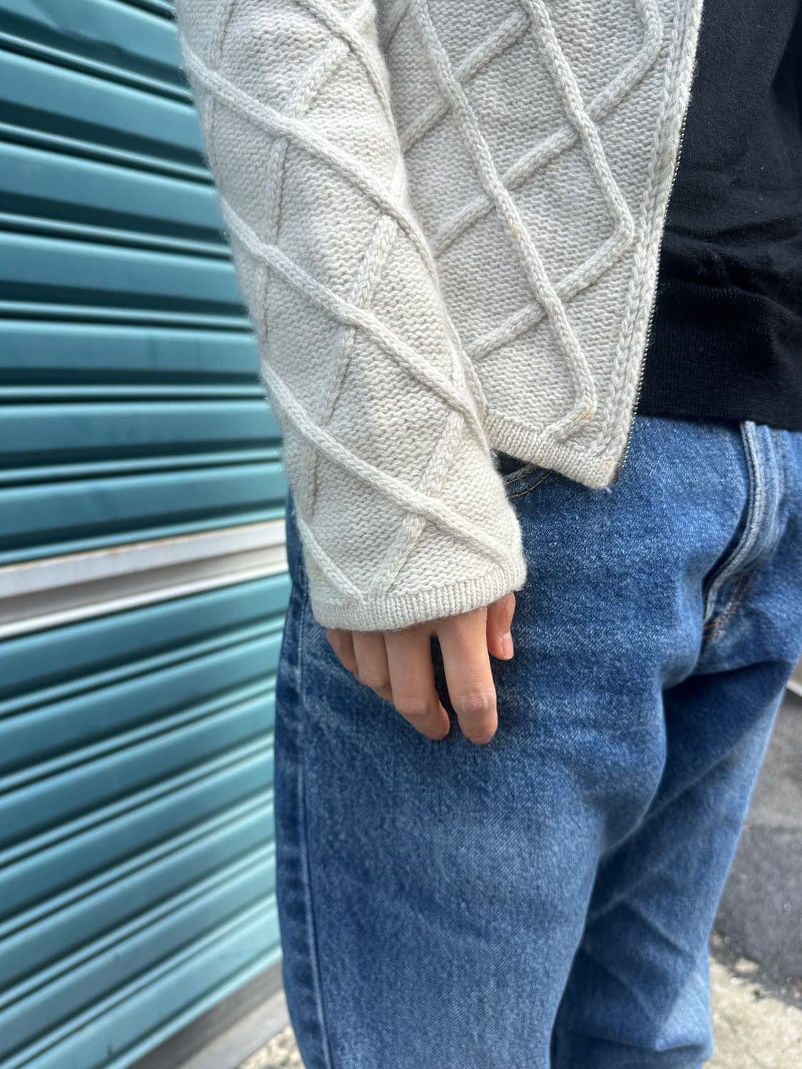 Max Mara pattern detail knit zip-up 상품이미지5