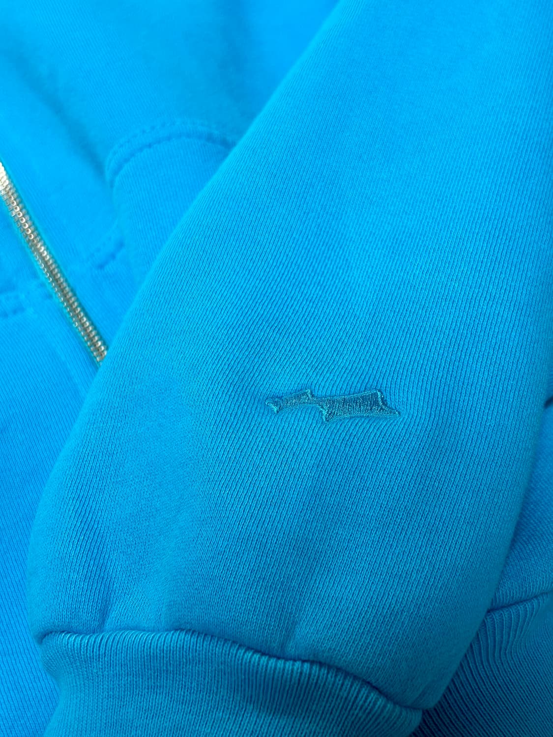 SKYLRK ZIP HOODIE - SUPER BLUE, M size 상품이미지3