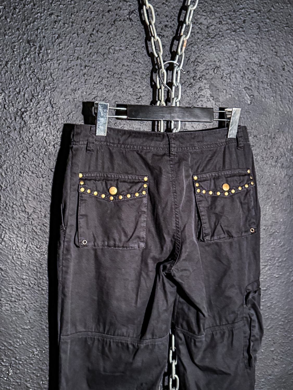 Black Studded Cargo Pants 상품이미지9