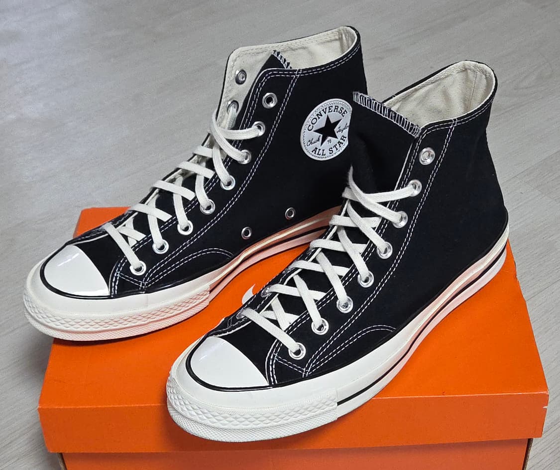 컨버스 척70 하이 블랙  상품이미지1