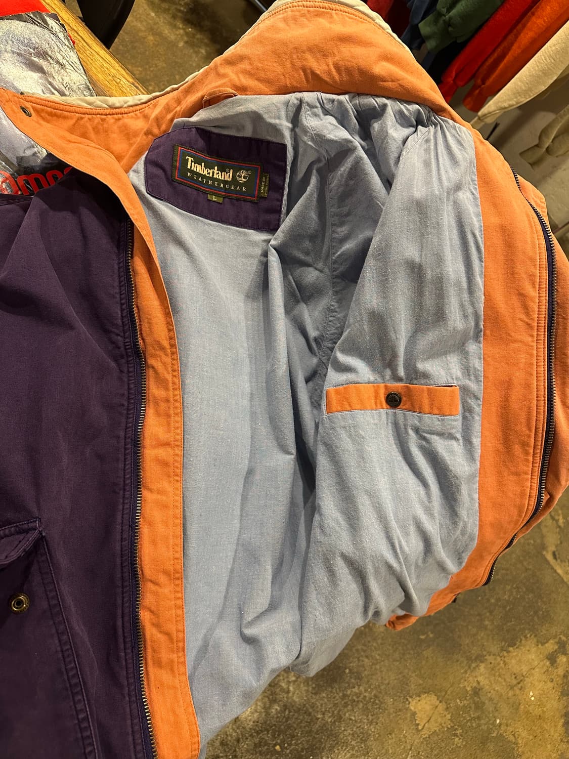 빈티지 90s 팀버랜드 코튼 자켓  상품이미지6