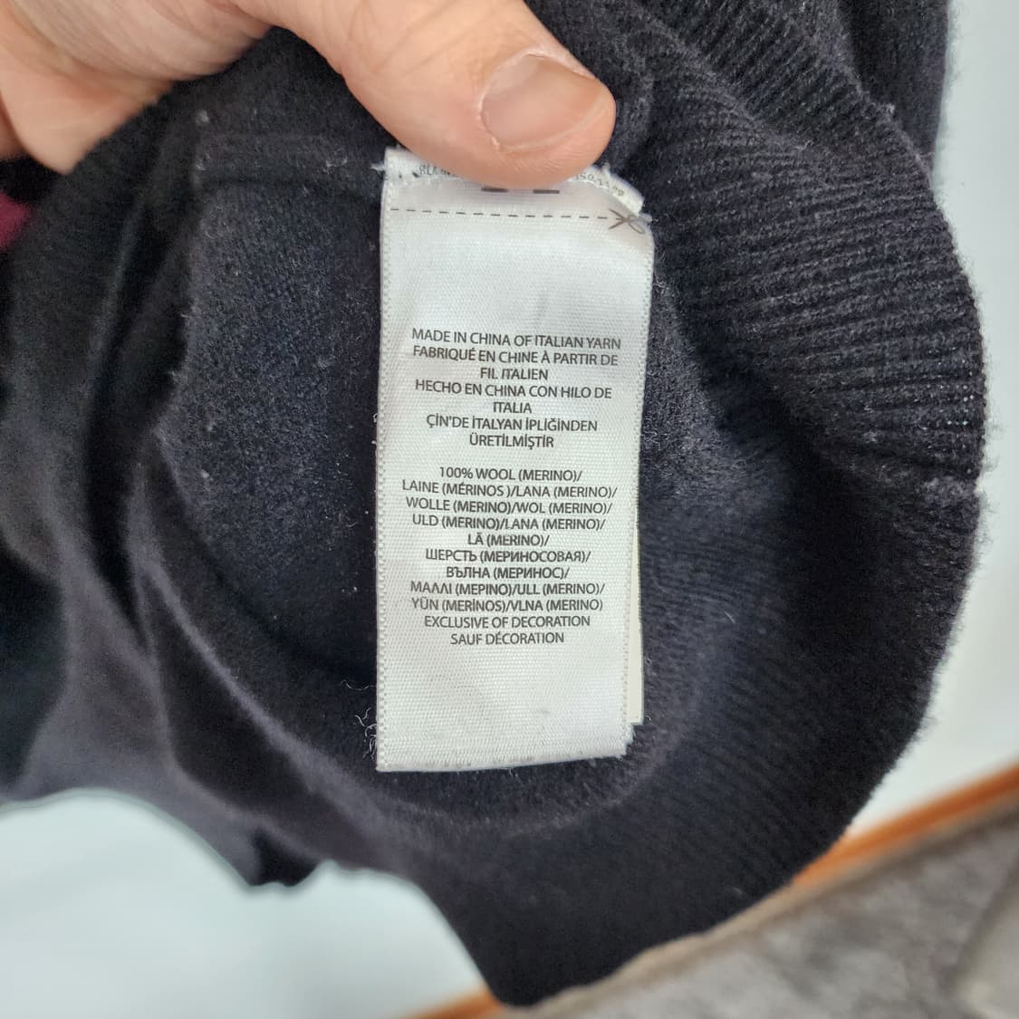 폴로 랄프로렌 블랙 니트 상품이미지4