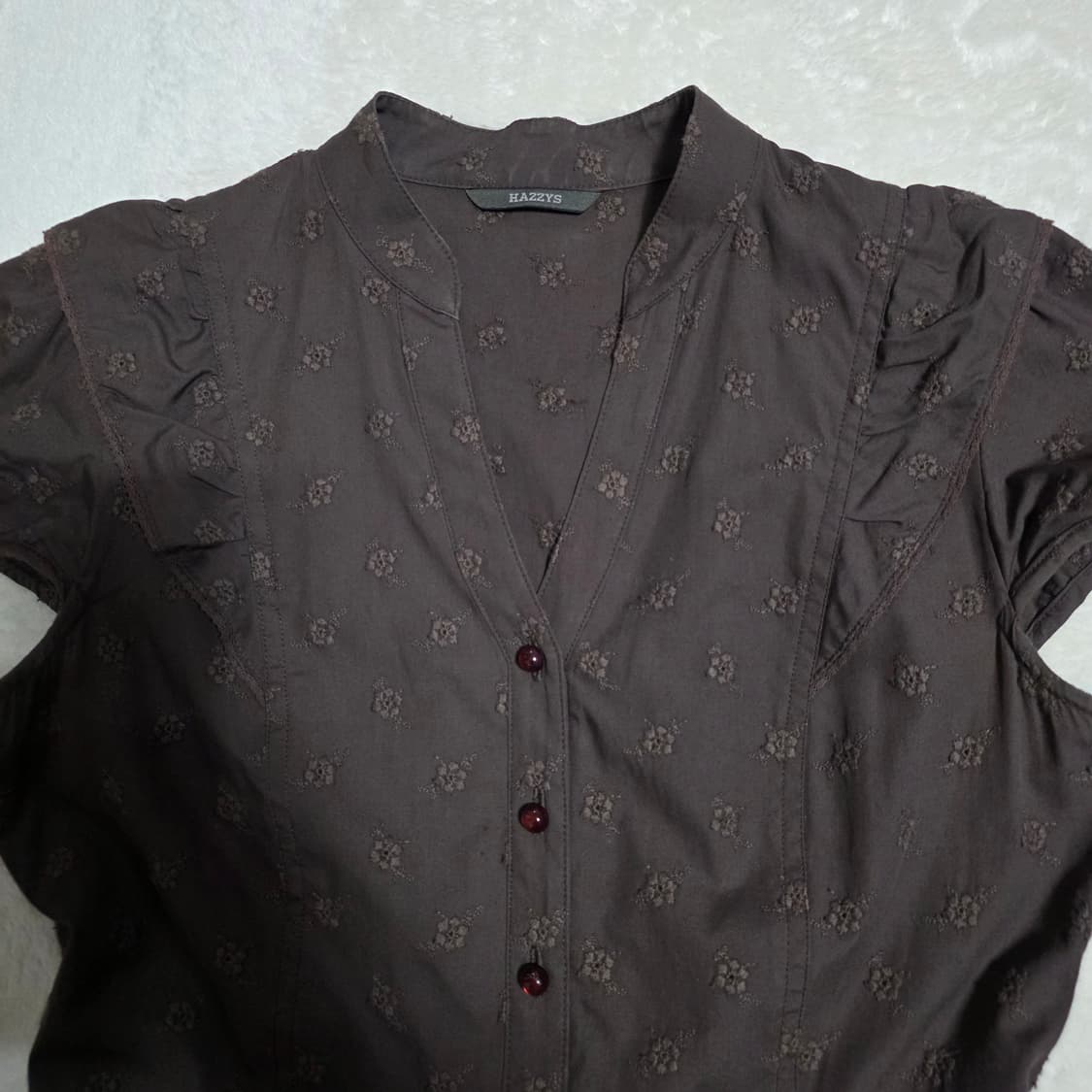 (55)여성 헤지스 빈티지 자수 반팔 원피스 여름 상품이미지2