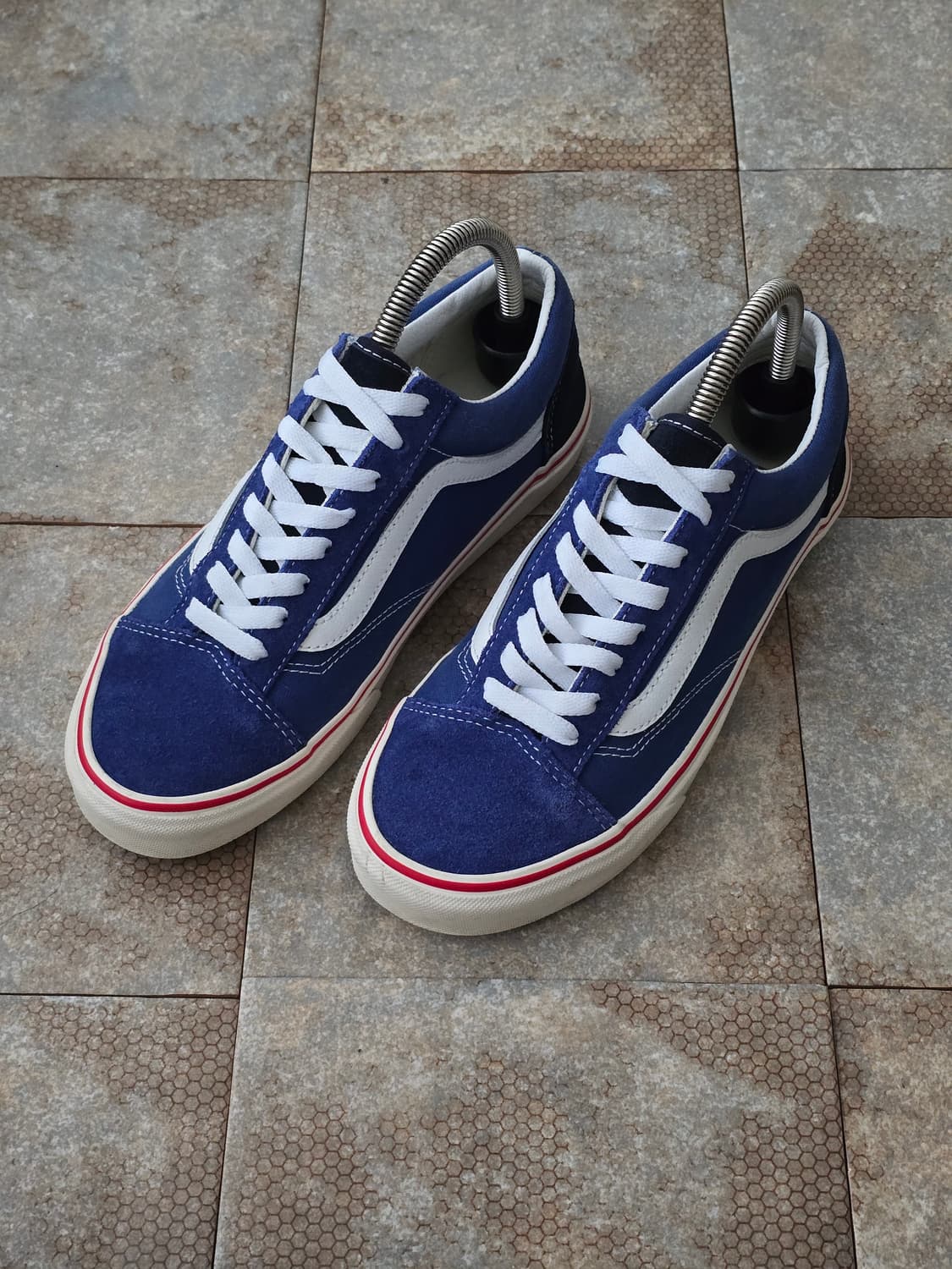 (260)반스 스타일 36 블루 화이트 상품이미지1