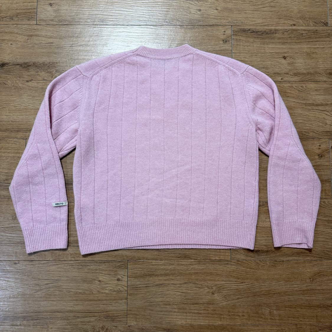 렉토 24fw 핑크 울 니트 상품이미지2