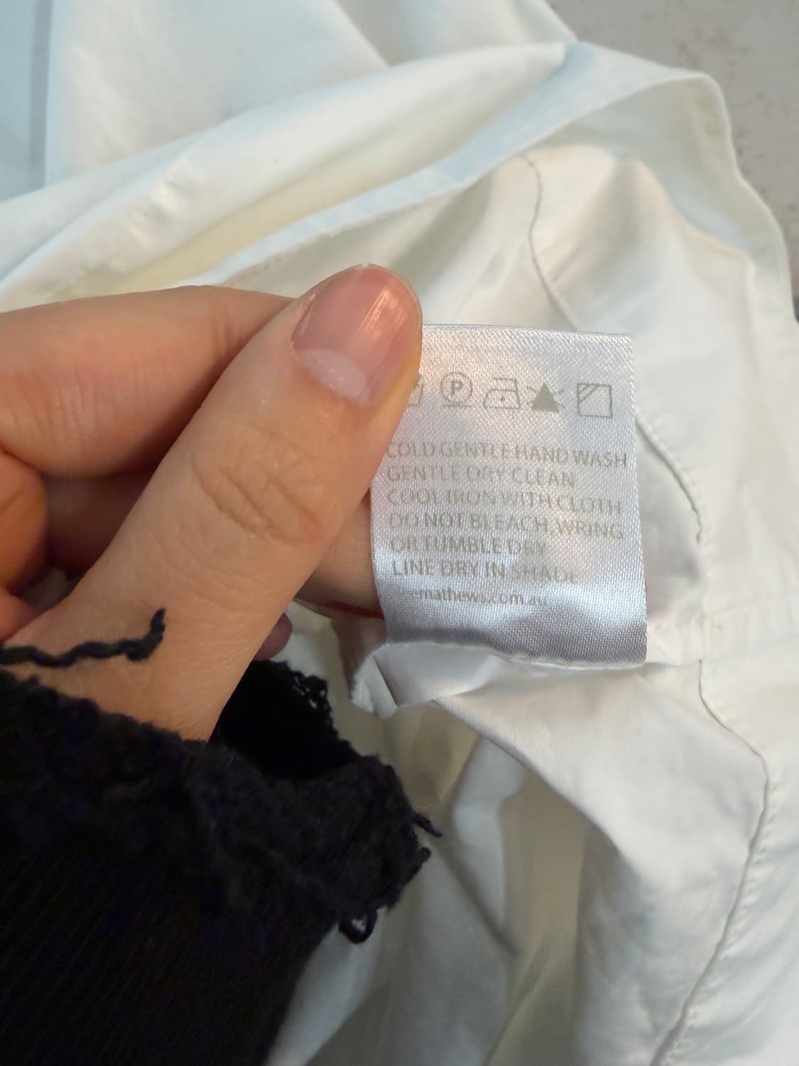 리매튜스 Lee Mathews 화이트 블라우스 상품이미지4