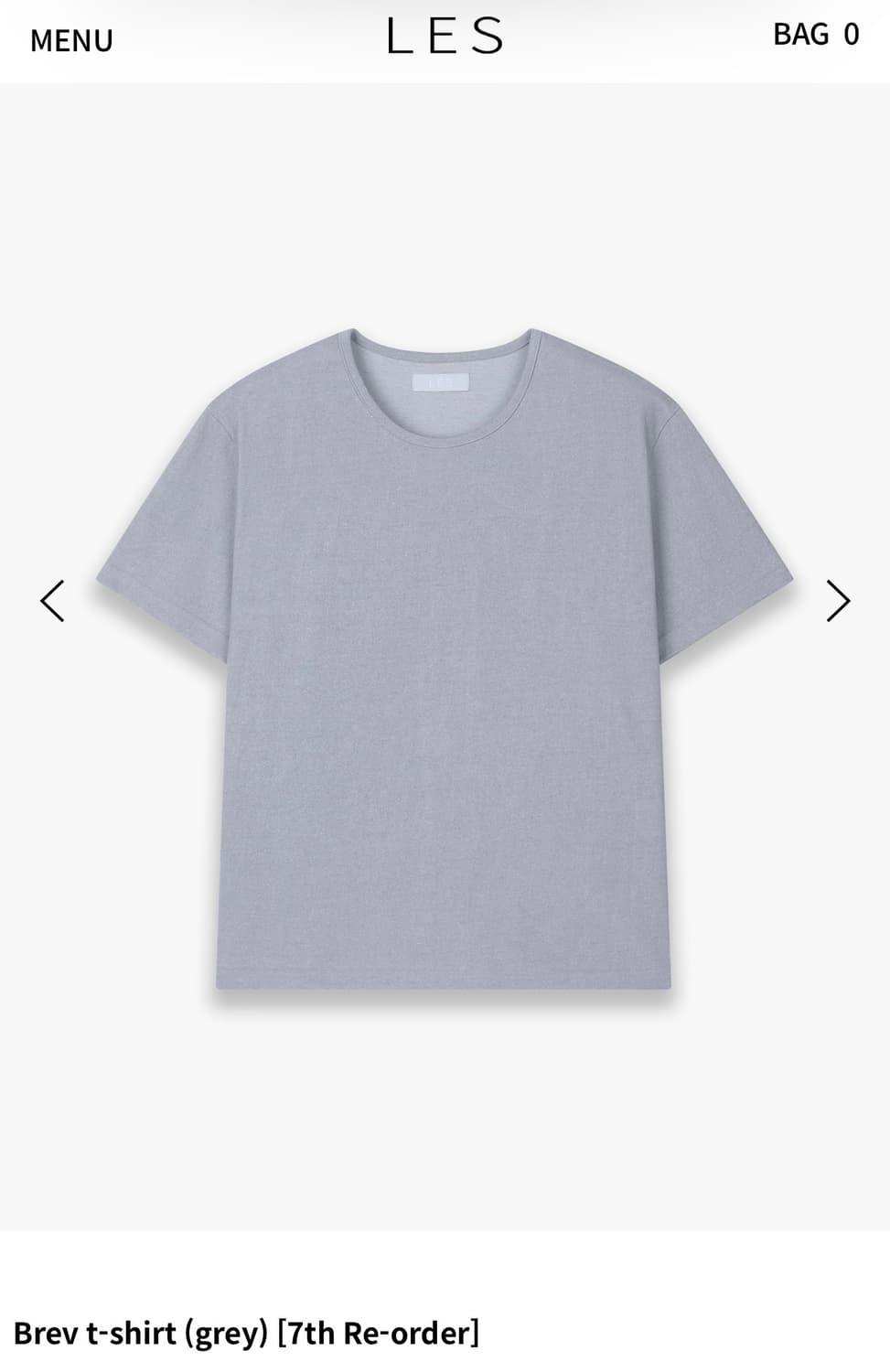 les Brev t-shirt (grey) 상품이미지1