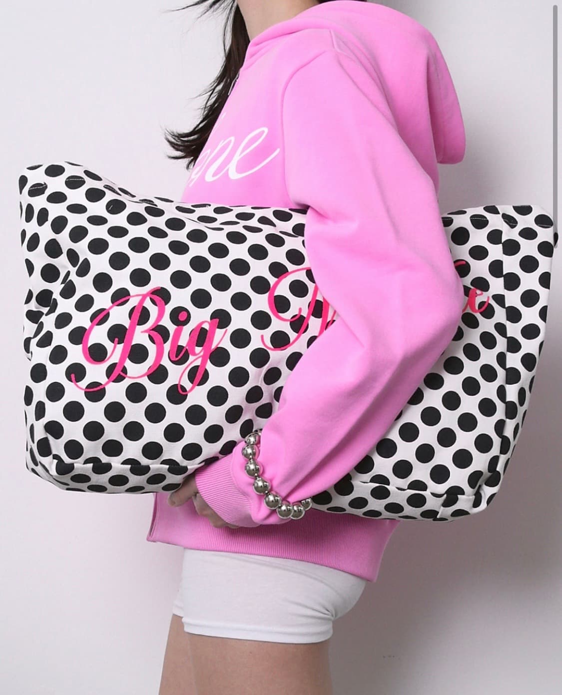 [저스트 하우스] DOT PATTERN BIG TOTE BAG 상품이미지1