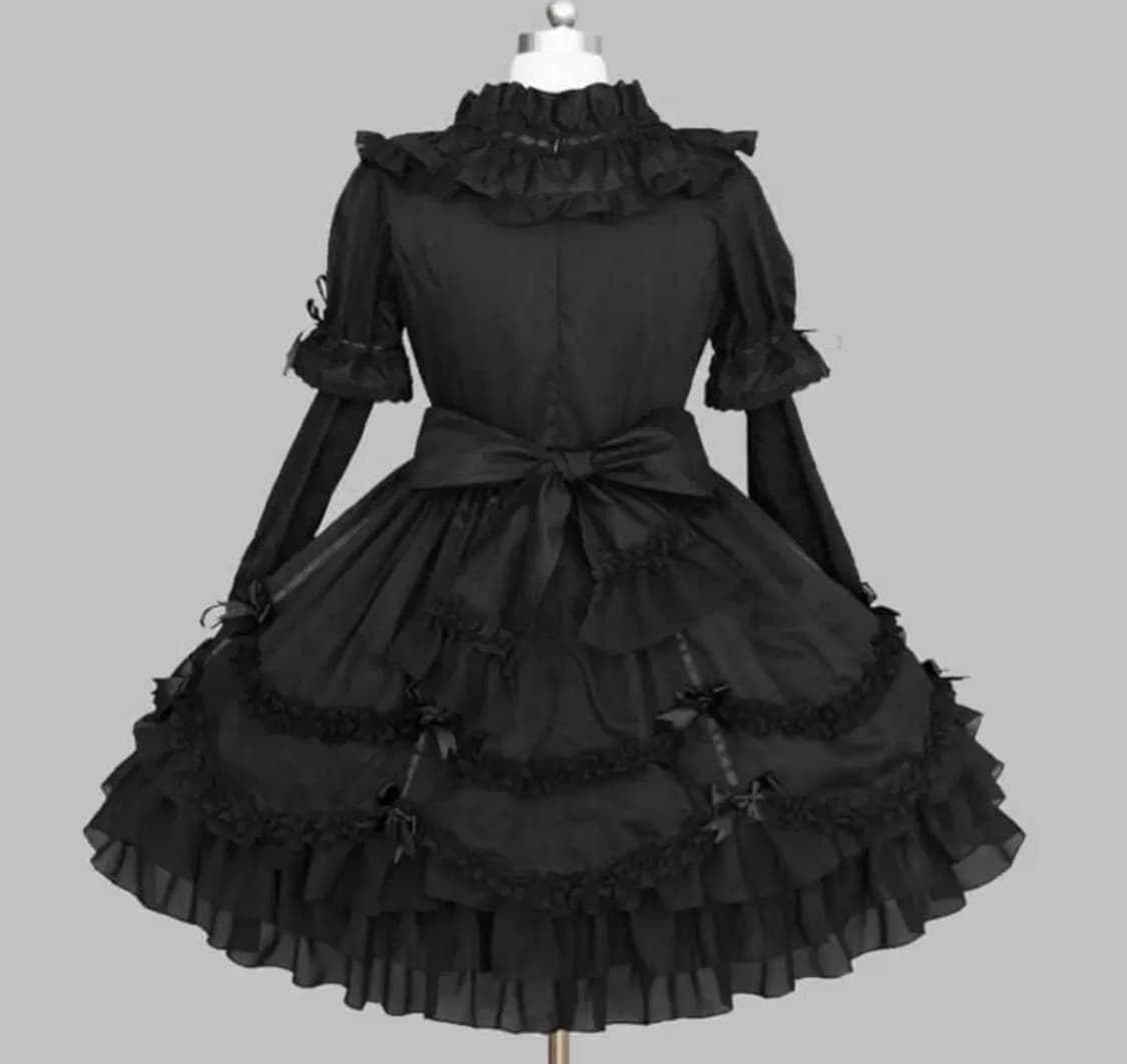 앤드로미오 고스로리 로리타 고딕원피스 소매탈부착 상품이미지2