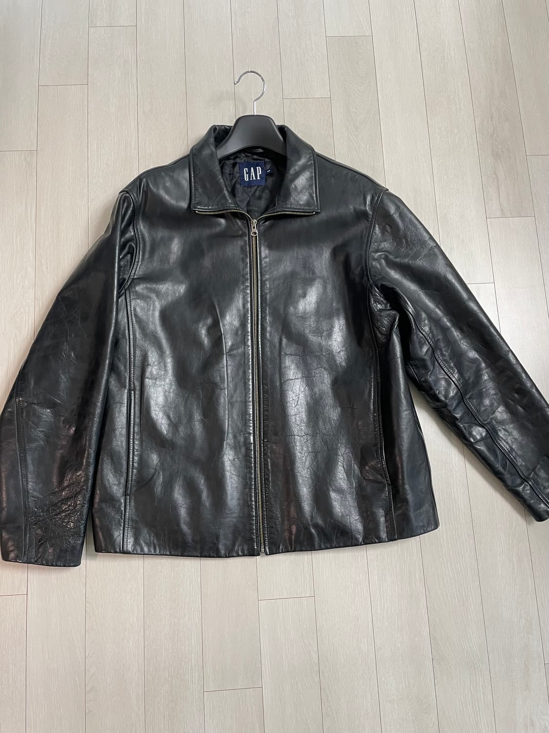 [L]올드갭 레더 풀집업(가죽 케어 완료) 상품이미지1