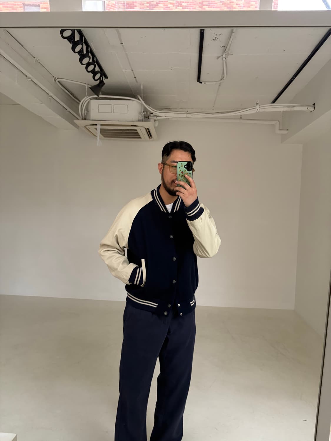 90's Warnerbros 1997 leather sleeve JK 상품이미지10