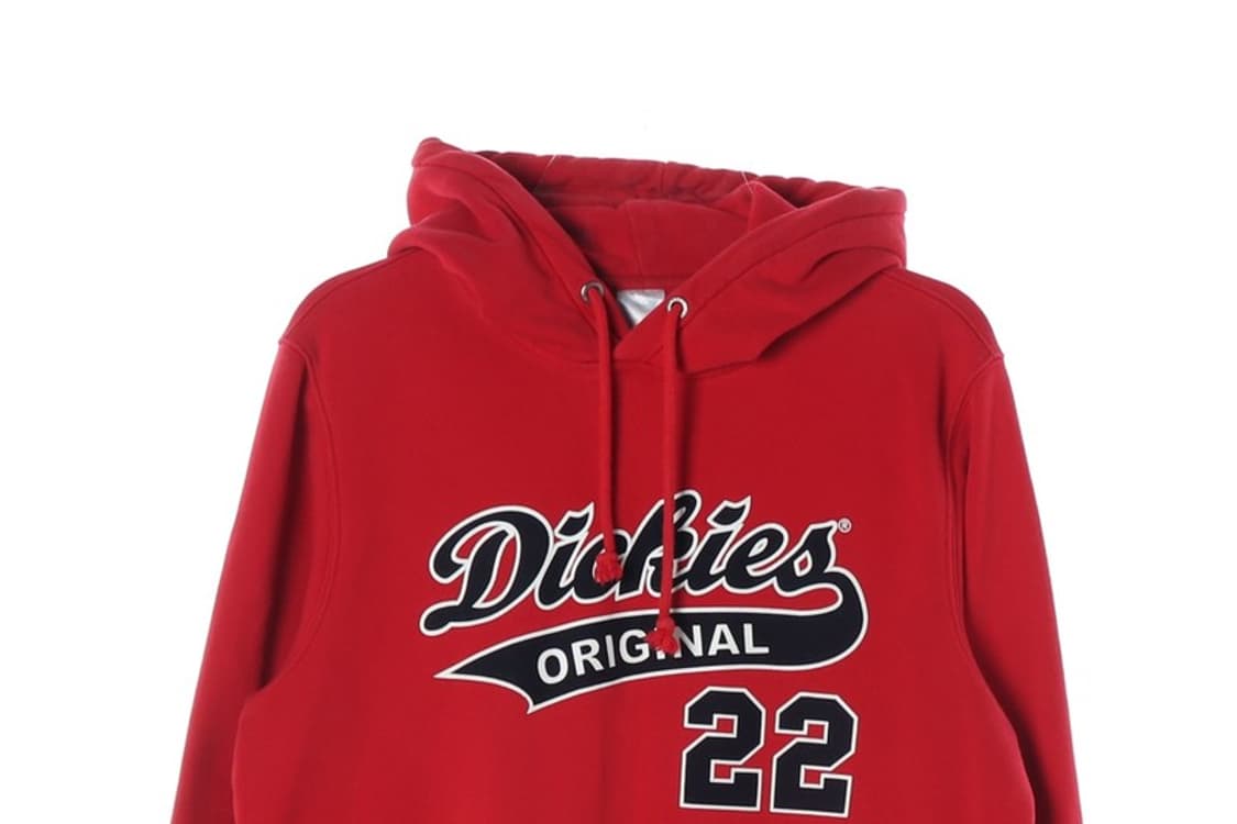 디키즈 레드 빅로고 후드티 L 상품이미지3