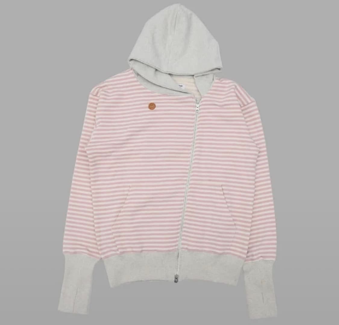 더뮤지엄비지터 후드집업 핑크 사쿠야,모카 착용 상품이미지1