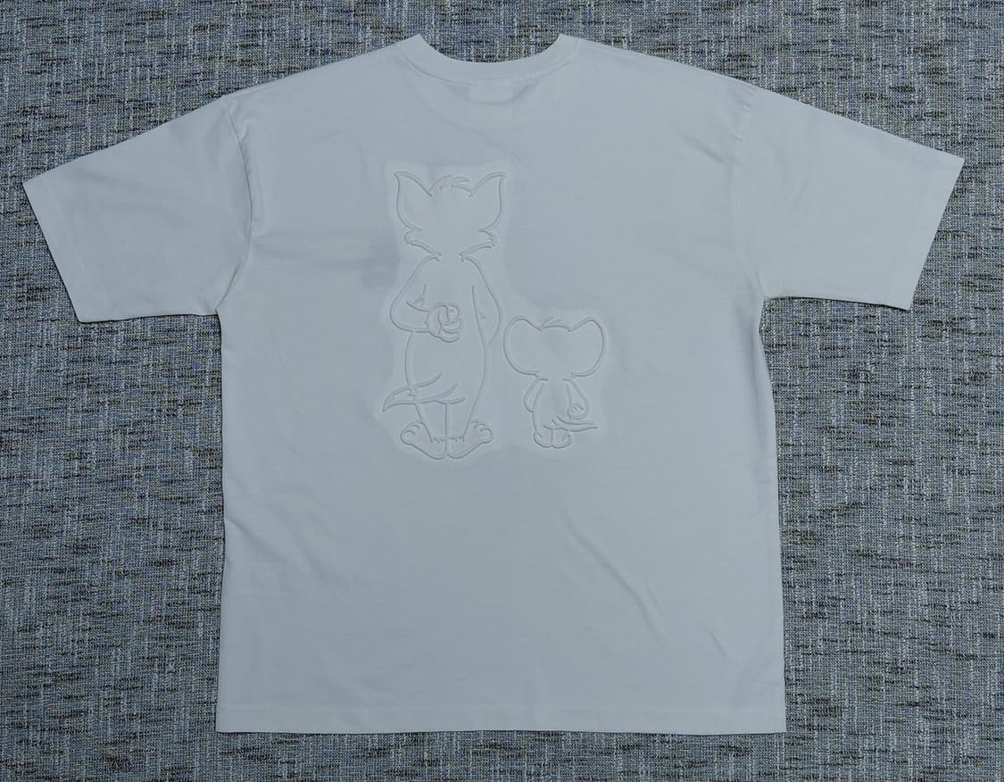 톰과 제리 오피셜 라이선스 후면 입체 자수 티셔츠 (M사이즈) 상품이미지8