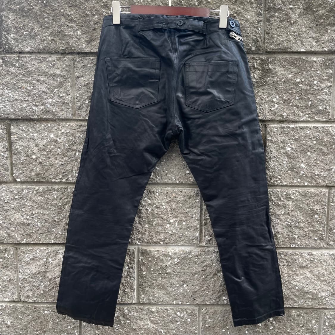 [50] 16s 릭오웬스 Aircut Leather 팬츠 상품이미지2