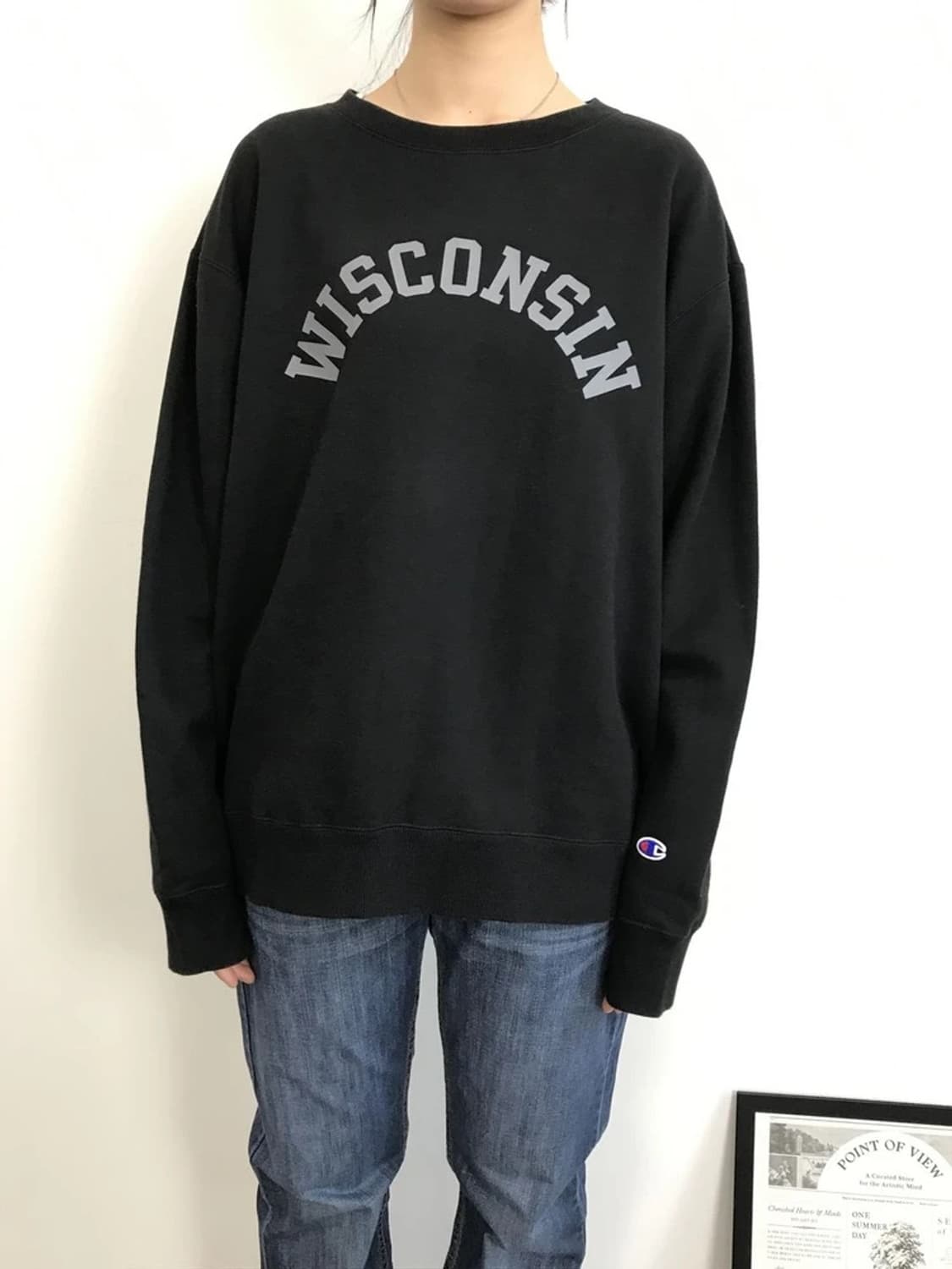 Champion Wisconsin Crewneck Sweatshirt 상품이미지2