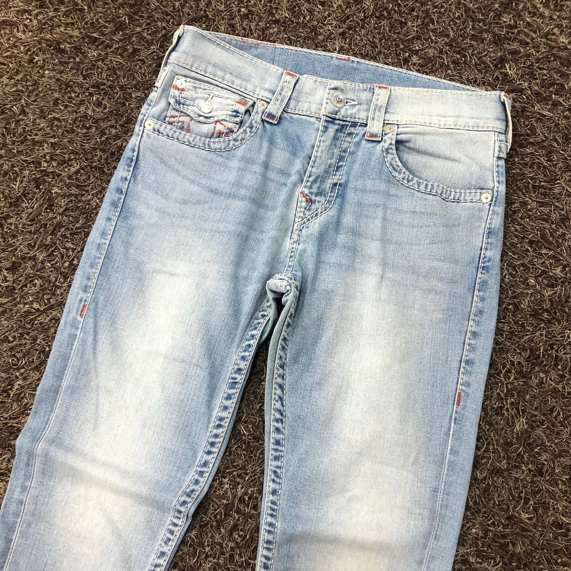 32 트루릴리전 워싱 스키니 데님 팬츠 상품이미지3