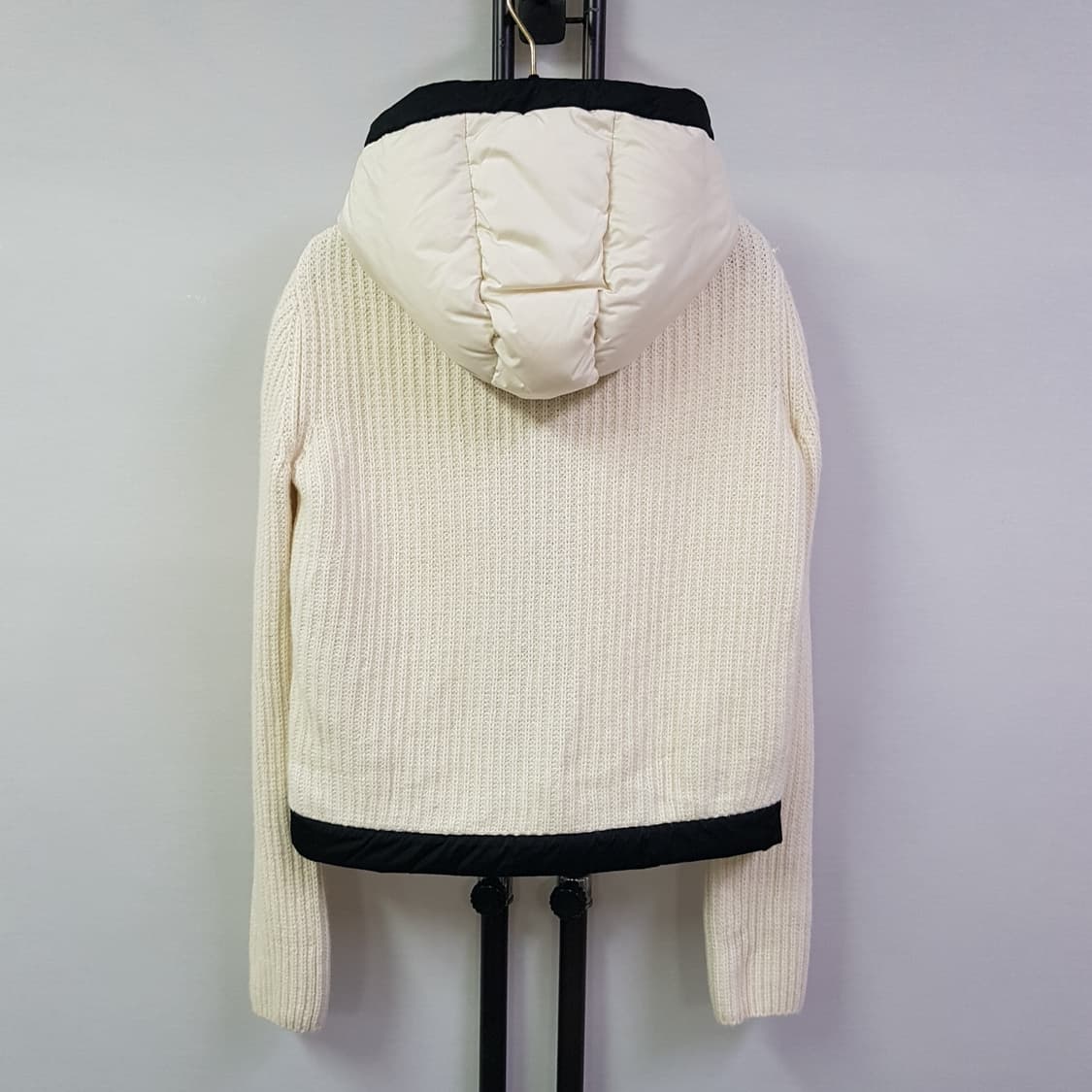 몽클레어 TRICOT 믹스 니트 패딩 재킷 크림 S 상품이미지6