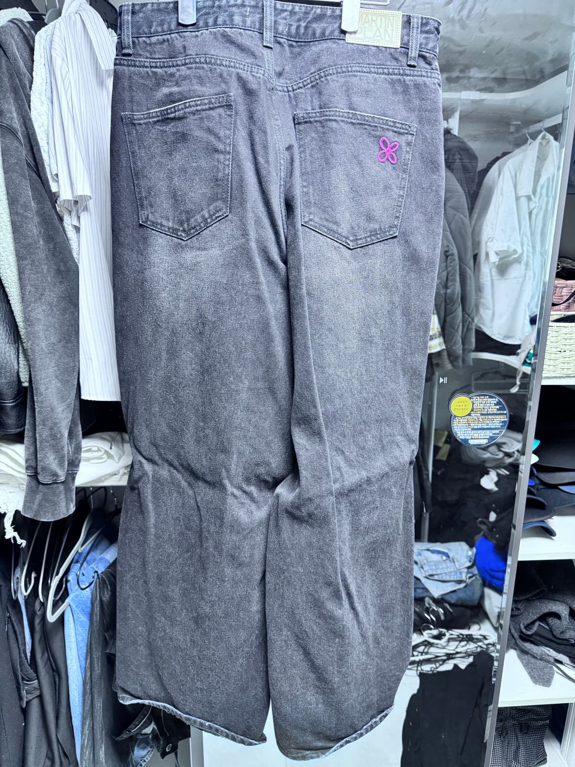 (중고/50) 마틴플랜 web wide denim black 50사이즈 상품이미지5