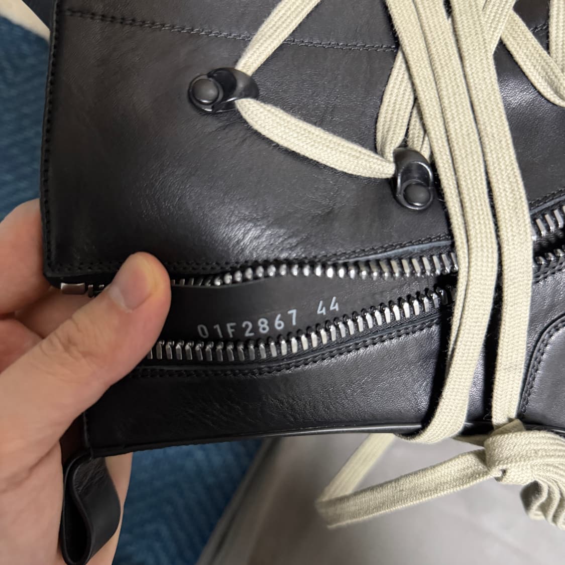 [44]릭오웬스 ss26 메가 레이스드 메가 트랙터 부츠 블랙 상품이미지2