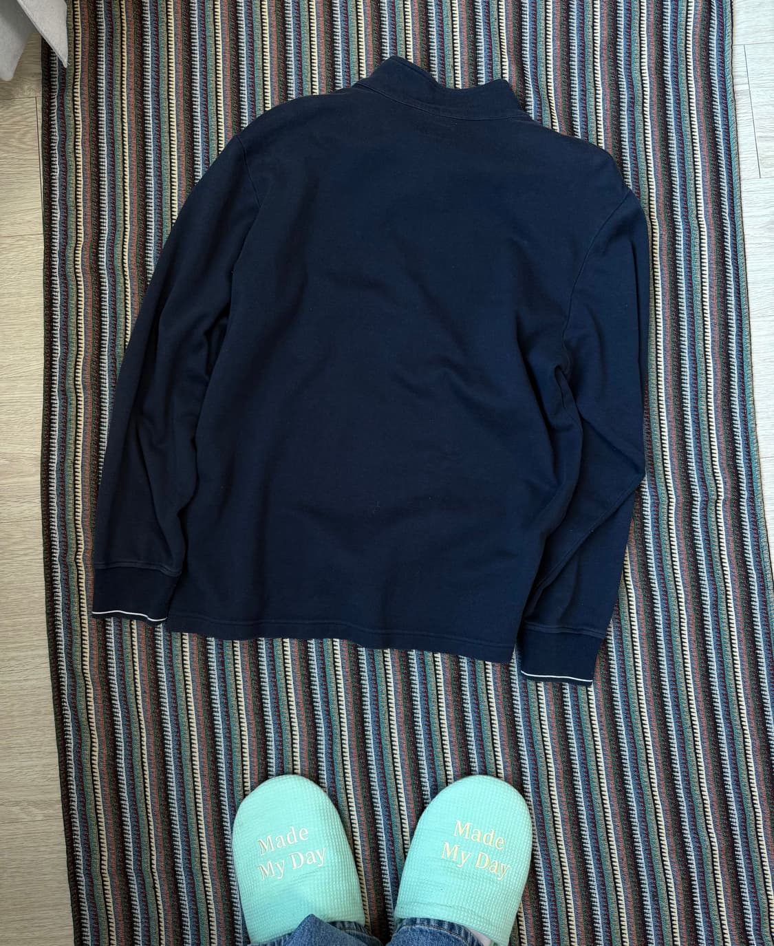 슈프림 월드 페이머스 하프집업 맨투맨 상품이미지3