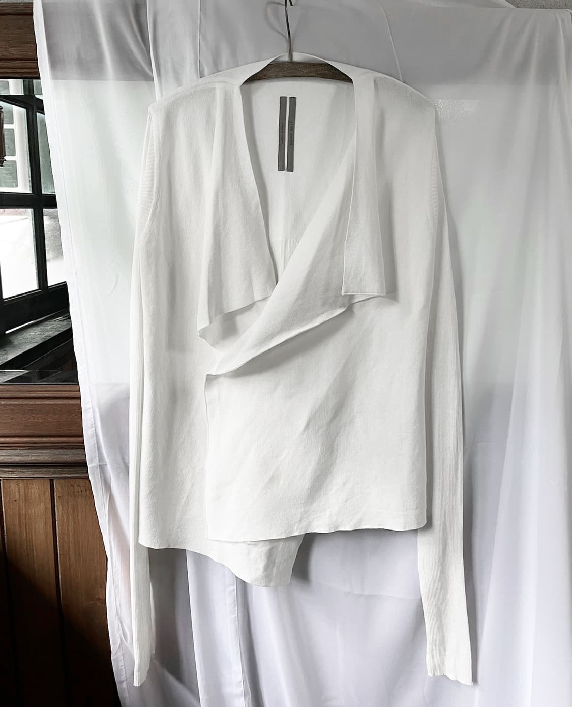 RICK OWENS drape open cardigan 상품이미지5
