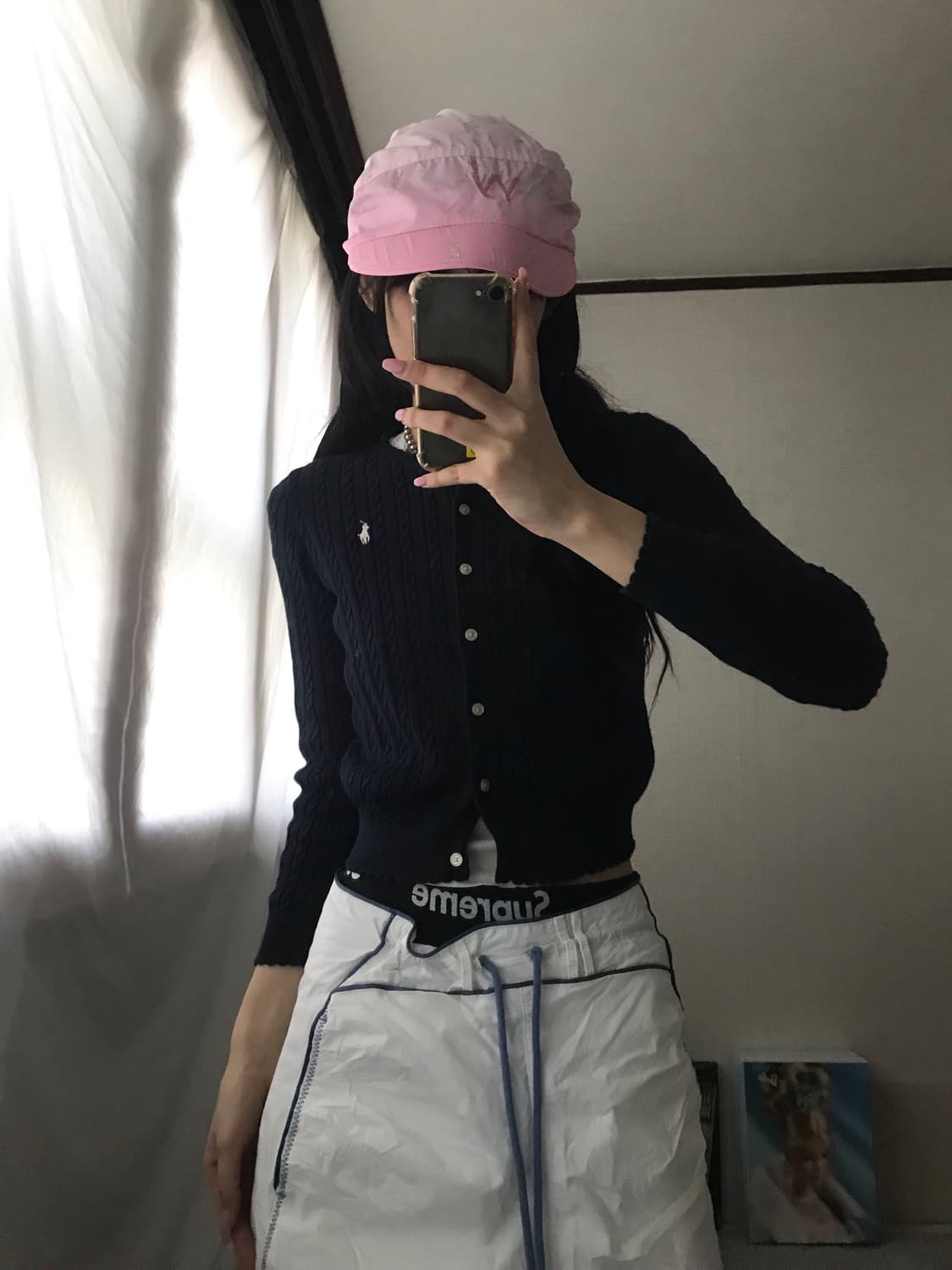 폴로 네이비 케이블 가디건 상품이미지2