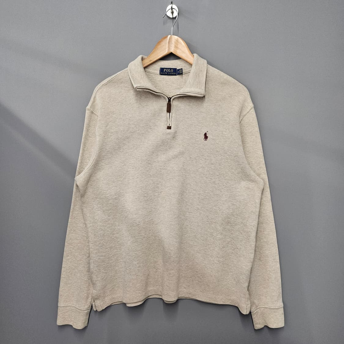 폴로랄프로렌 반집업 니트 오트밀 상품이미지1