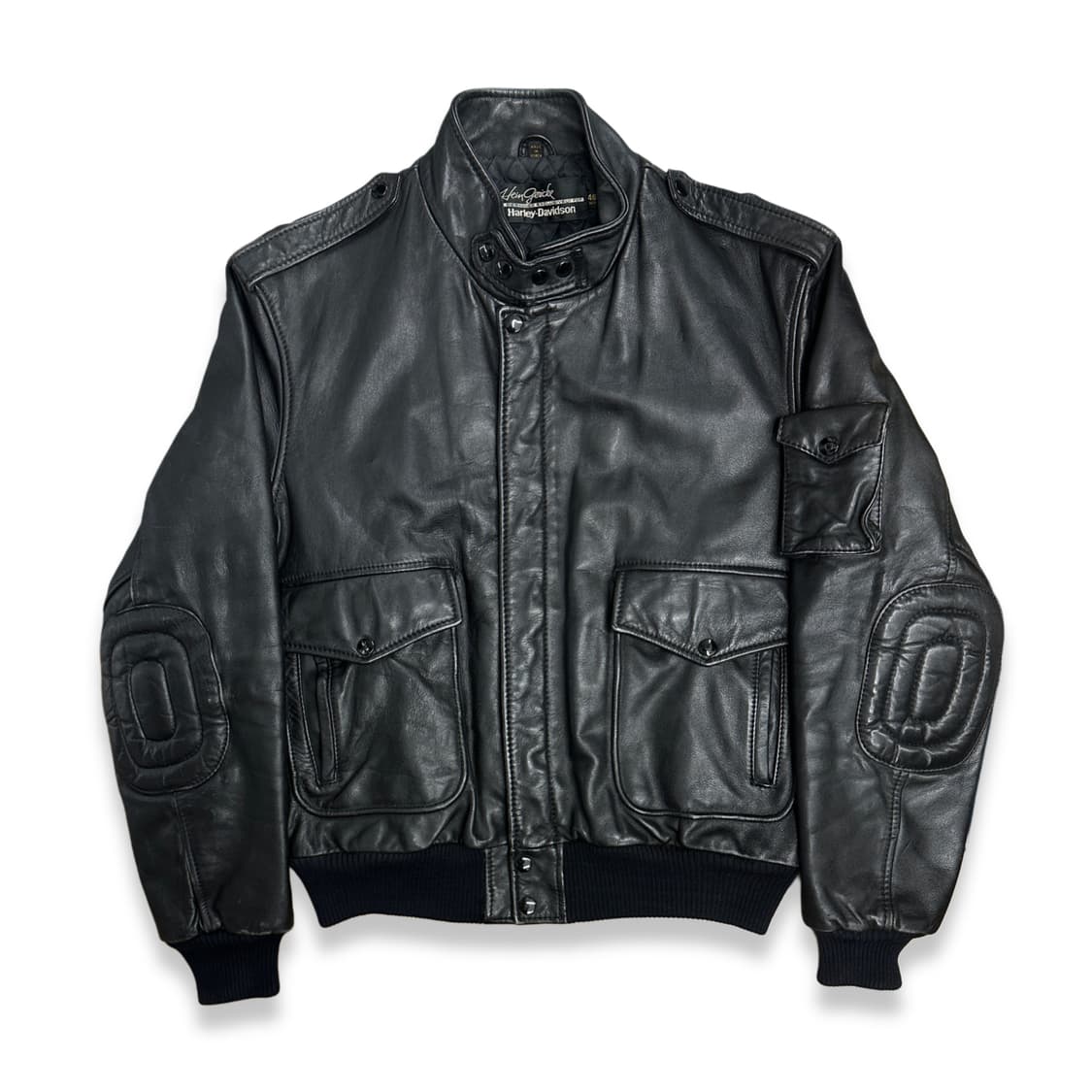 80s Harley-Davidson 레더 봄버 자켓 46 상품이미지1