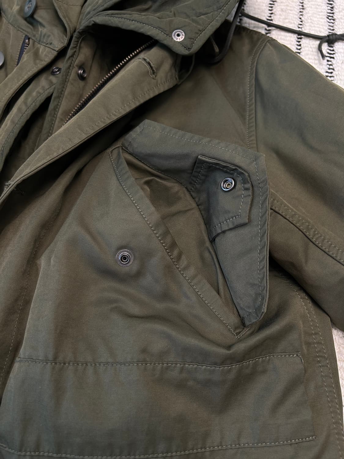 유니폼 브릿지 장진호 파카 카키 상품이미지3