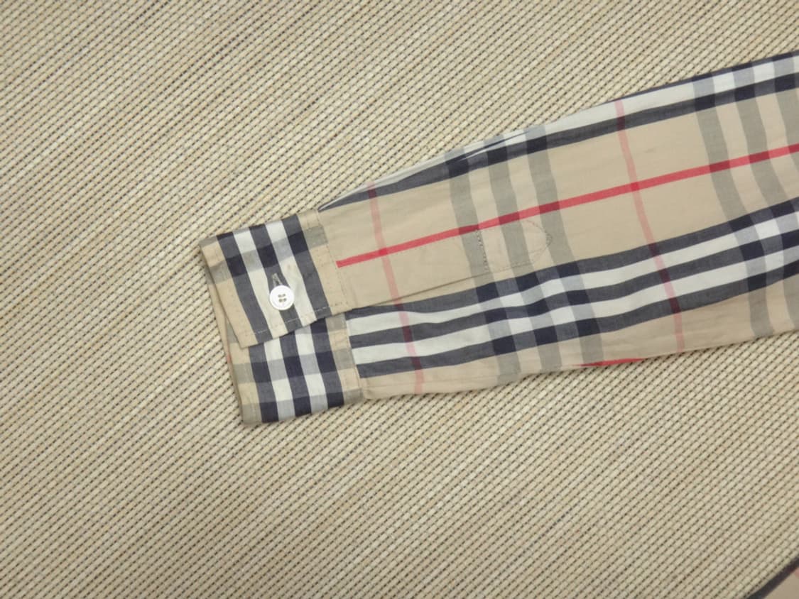 (S사이즈) burberry 버버리 런던 여성 체크 셔츠 상품이미지4