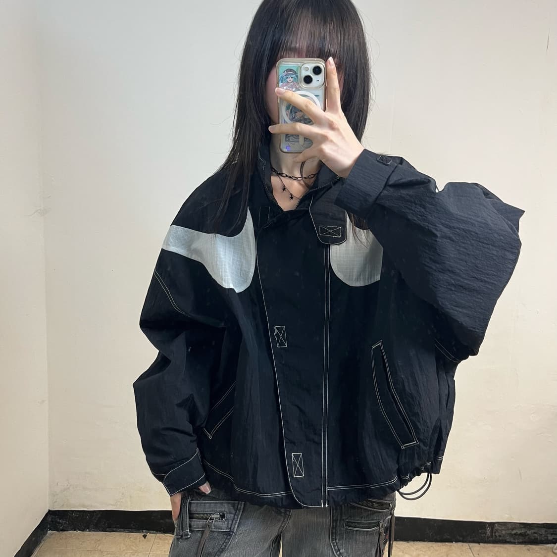 Nike doubleswoosh repelwoven windbreaker 상품이미지1