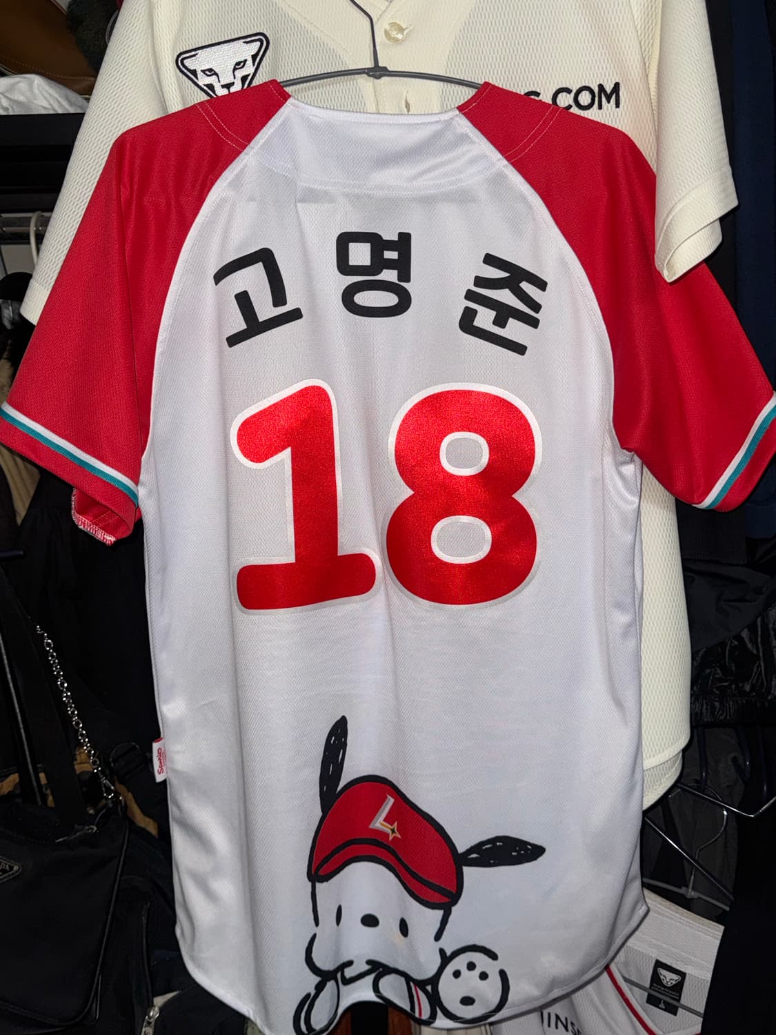 SSG 랜더스 포차코 유니폼 M(95) - 마킹 고명준 상품이미지2