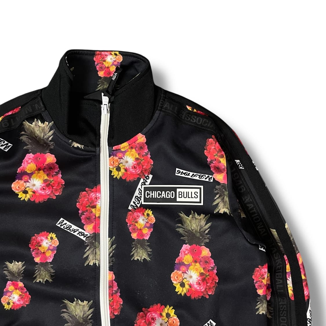 NBA 시카고불스 플라워패턴 트랙탑 져지 S 상품이미지3