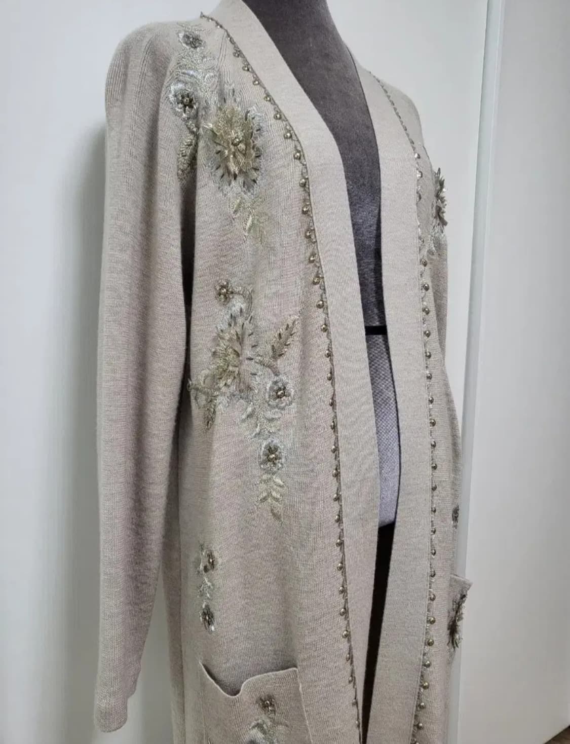 오스카 드 라 렌타 고가 롱 가디건 OSCAR DE LA RENTA 상품이미지5