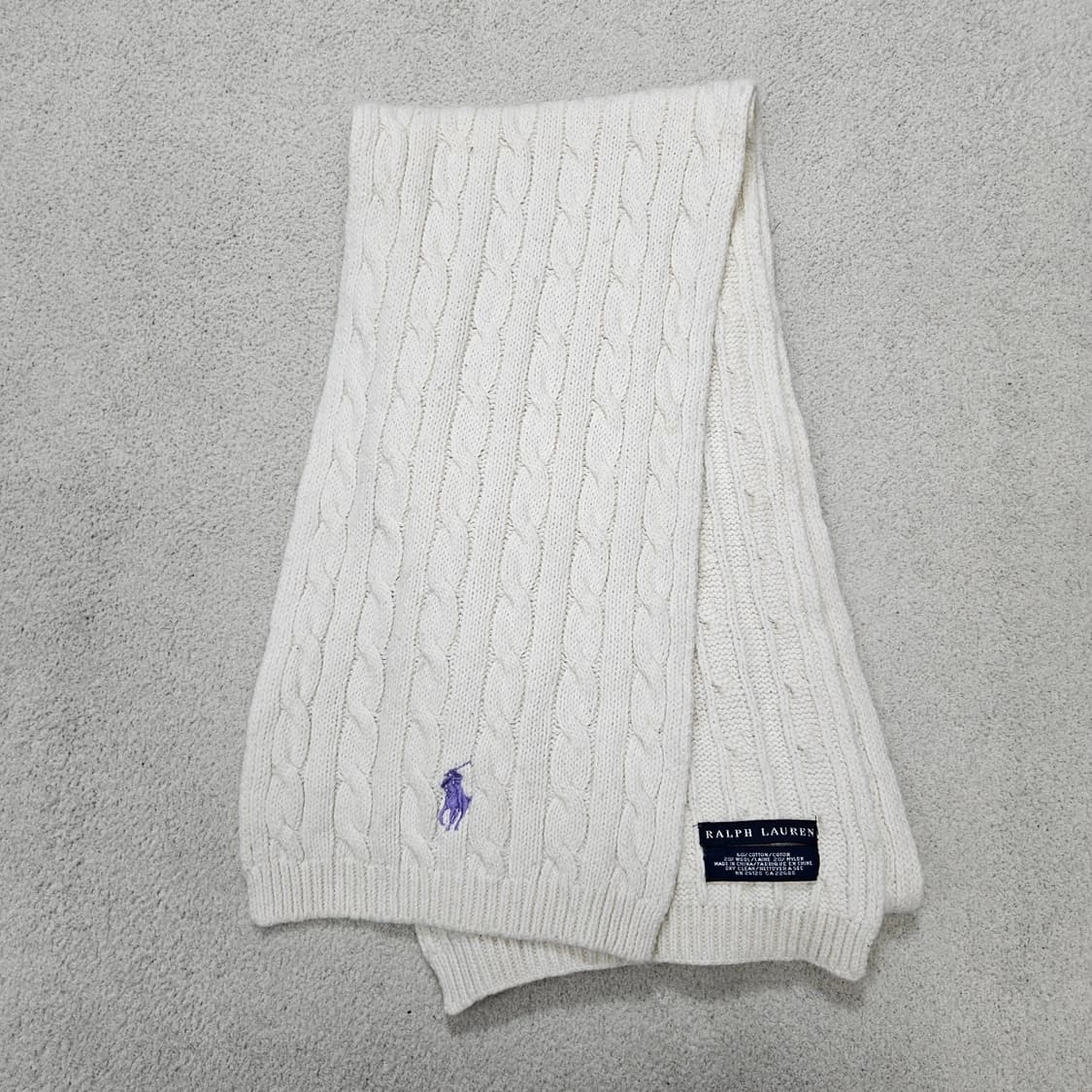 폴로 랄프 로렌 케이블 머플러 상품이미지1