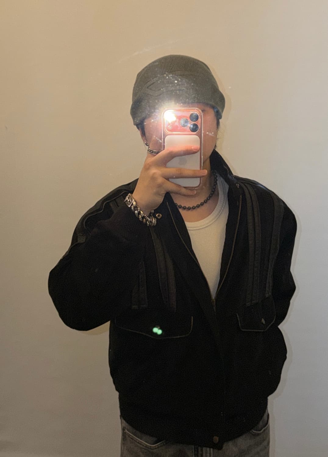 일본 빈티지 라인 자켓 상품이미지3