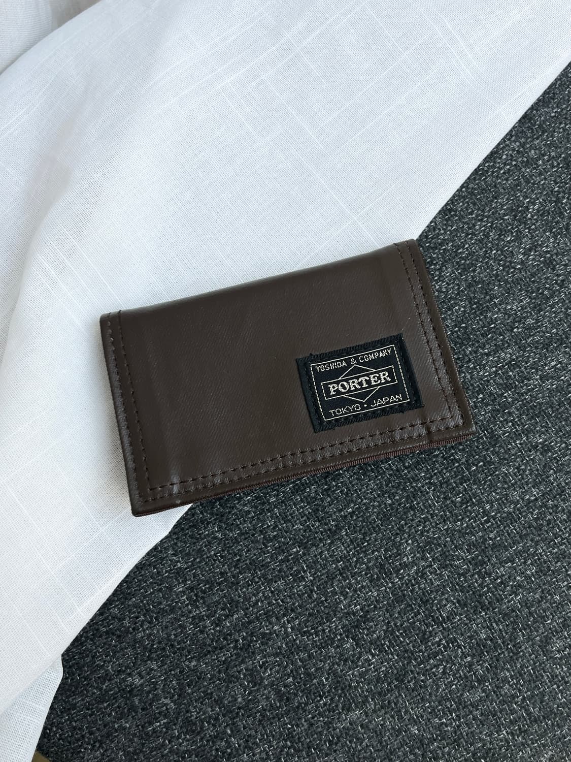 Porter 포터 프리스타일 카드 케이스 브라운 상품이미지3