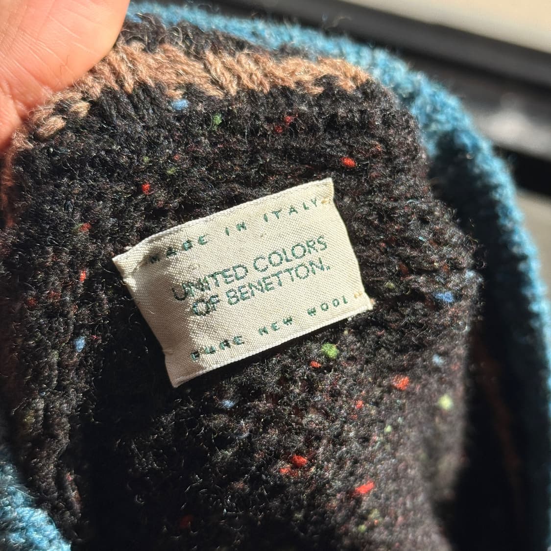 베네통 퓨어 뉴 울 가디건 M ~ L 상품이미지8