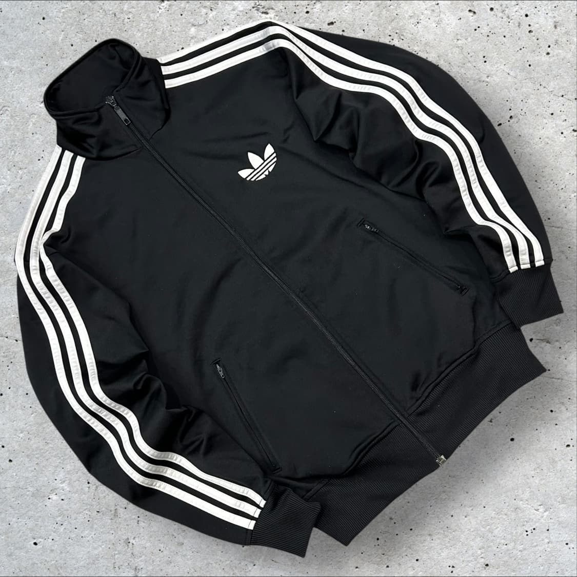 [90] 12s 아디다스 파이어버드 삼선 트랙탑 블랙 상품이미지1