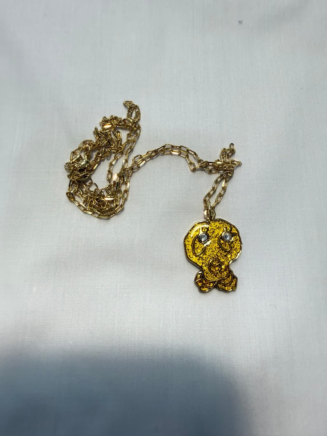 츠모리치사토 키치 캐릭터 골드 목걸이 상품이미지1