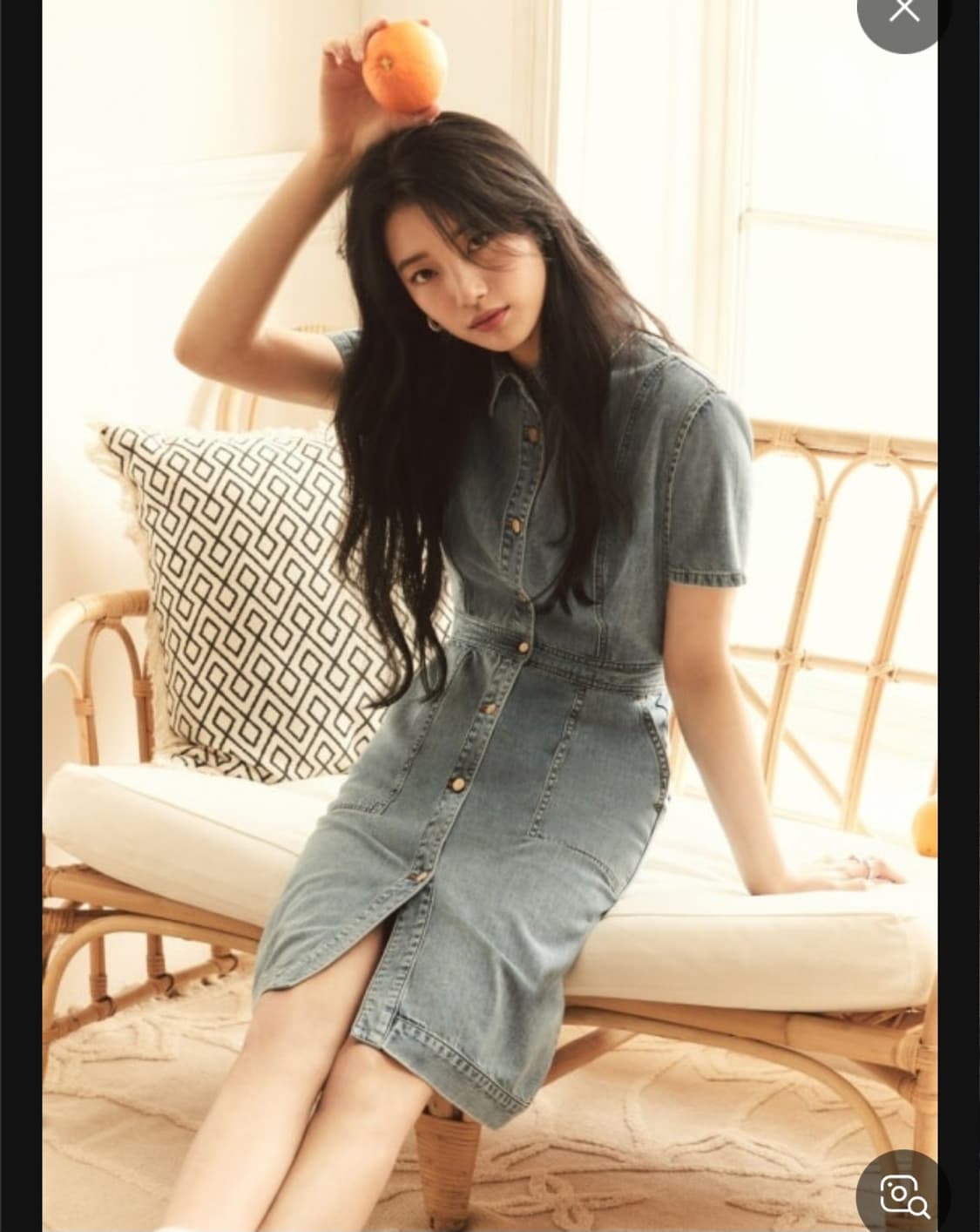 게스 수지 데님 원피스 상품이미지1