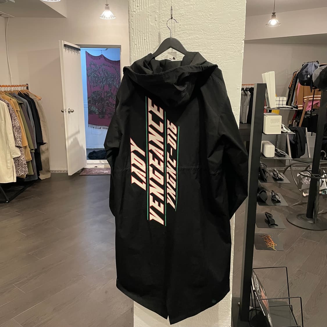 혜인서 리플렉티브 로고 오버사이즈 파카 상품이미지2