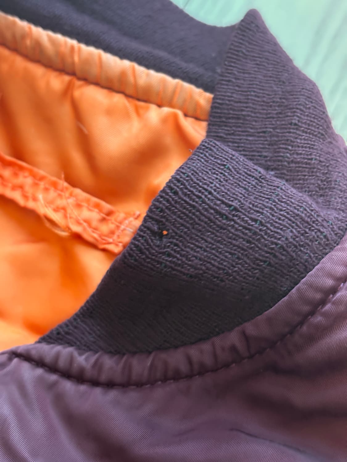 90s usa made ma-1 burgundy 상품이미지5