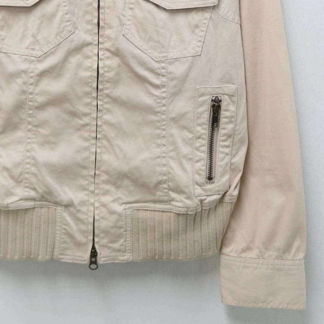 ELLEPLANETE 딸기우유 하이넥 블루종 63603 상품이미지4