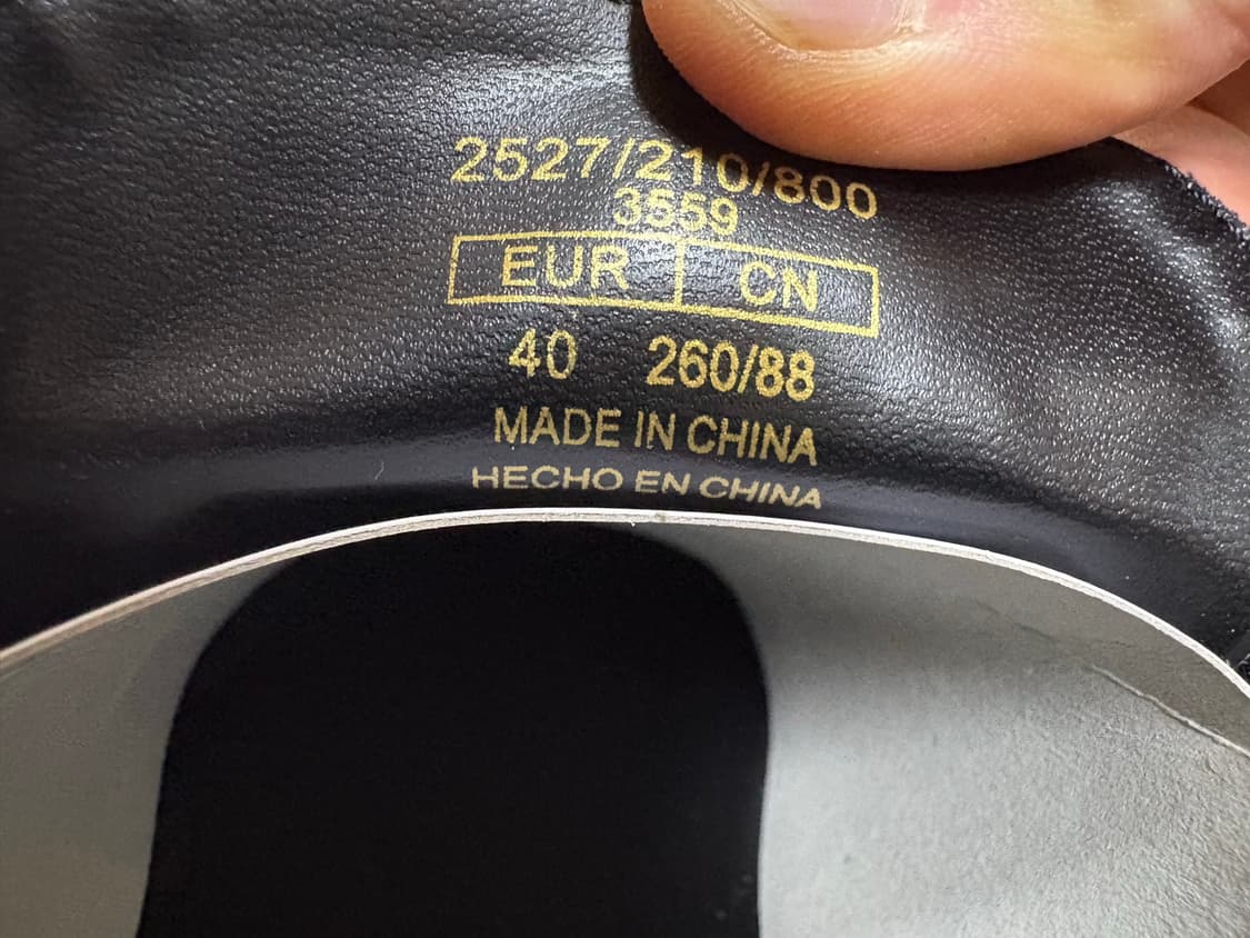 자라 로퍼 블랙 260 상품이미지7